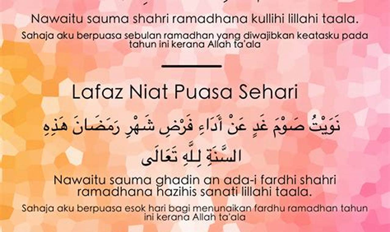 Rahasia Besar Niat Puasa Ganti Puasa Ramadan, Wajib Tahu!