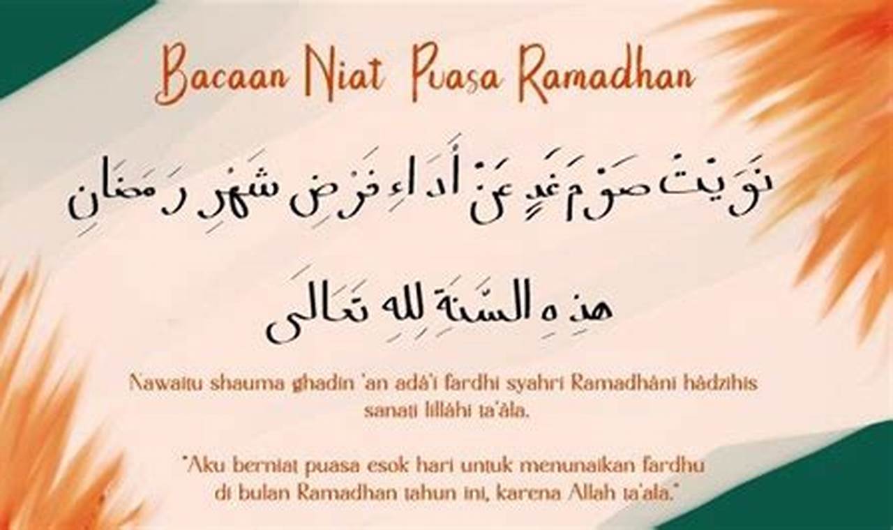 Rahasia Terungkap! Niat Sahur Bulan Ramadhan yang Mencerahkan