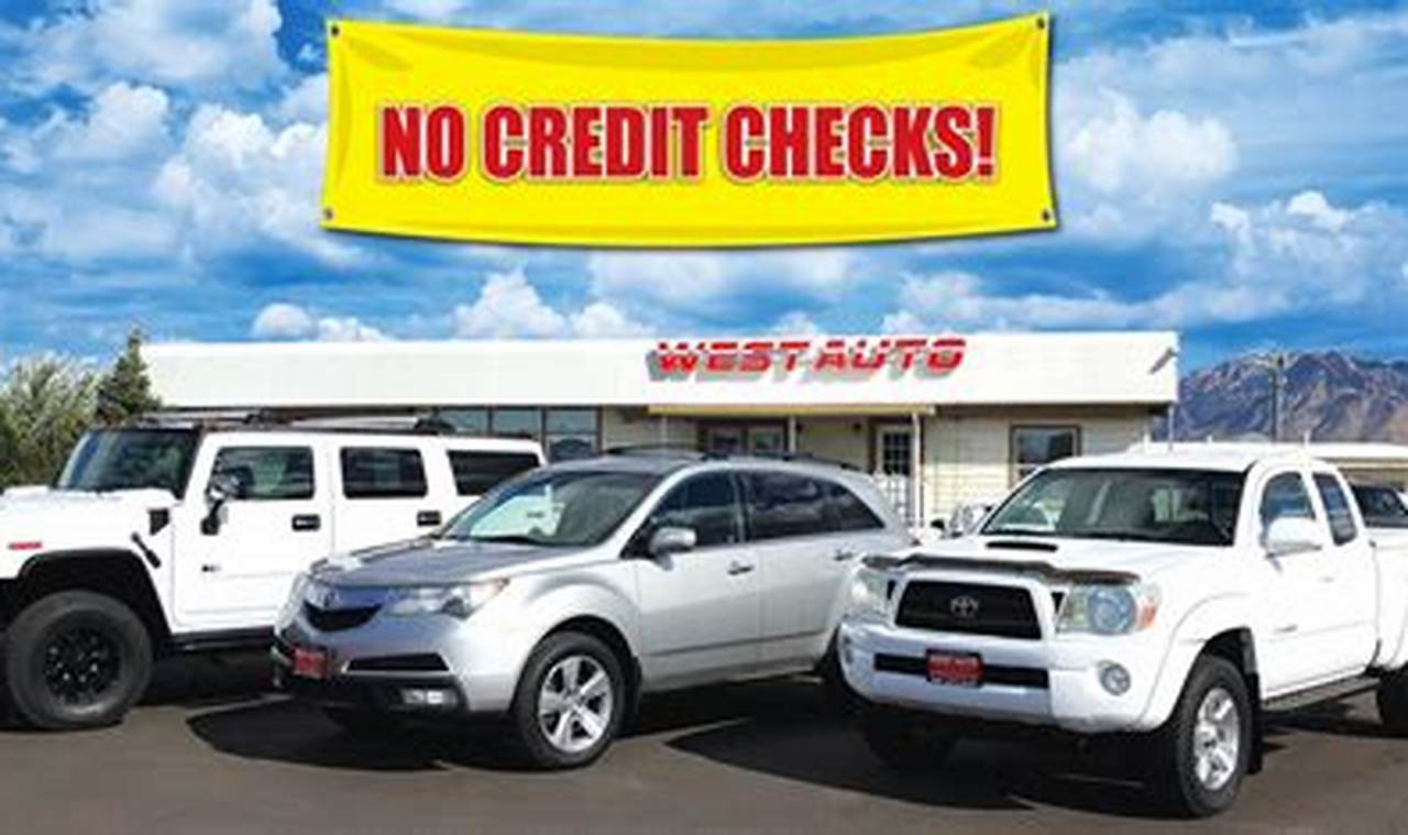 Drive with Confidence: Unraveling the World of No Credit Check Car Dealerships