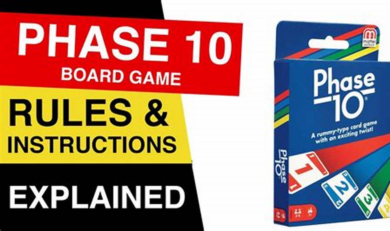 Master the Art of Phase 10: Unveiling the Official Rules and Strategies