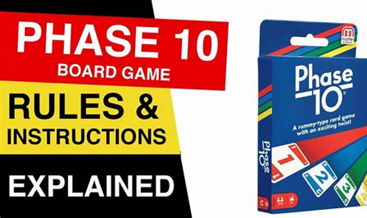 Unraveling the Secrets: A Comprehensive Guide to the Official Rules of Phase 10