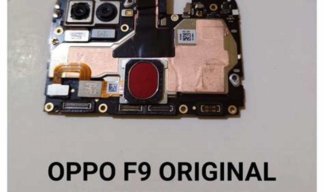 Entdecke das Geheimnis der Oppo F9 Hauptplatine