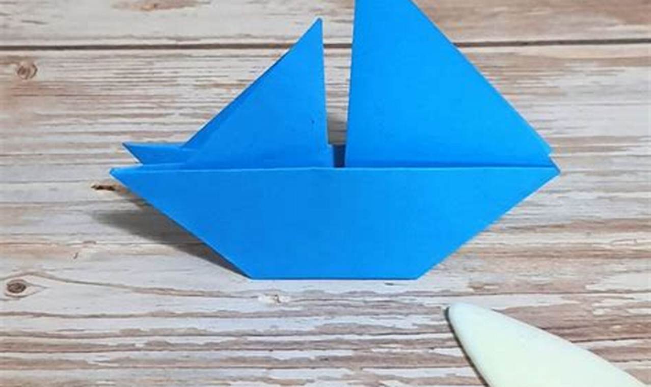 origami anchor boat tutorial