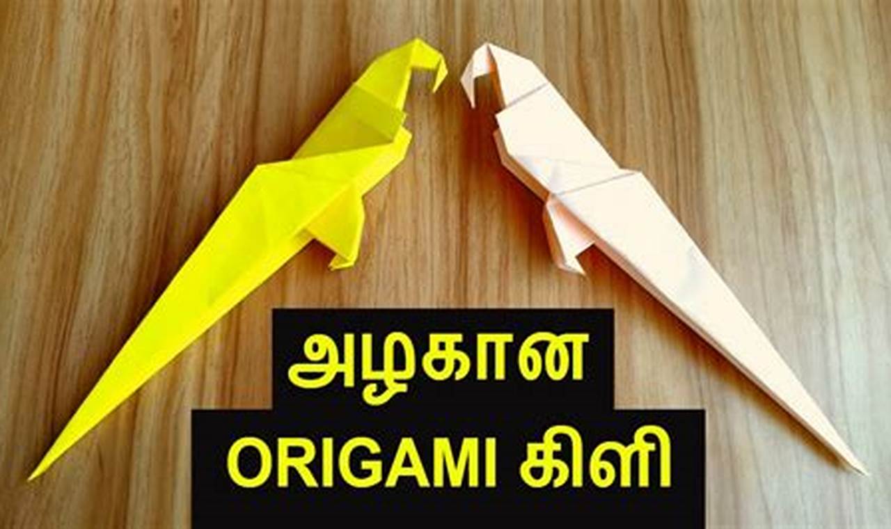 origami meaning in tamil words