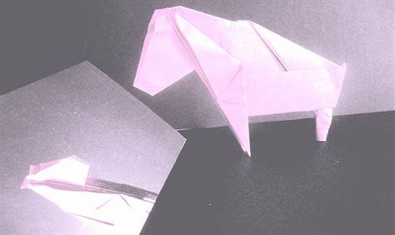 origami ochse anleitung
