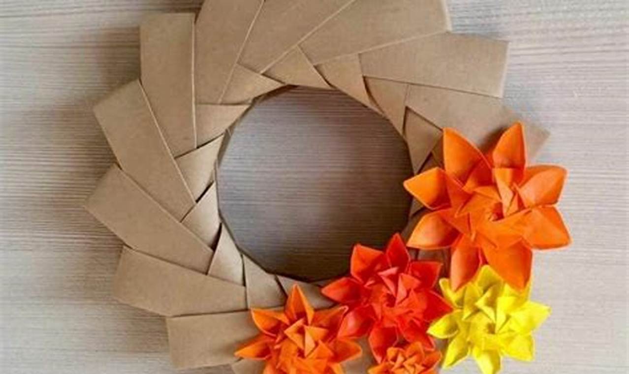 origami sacramento wreath