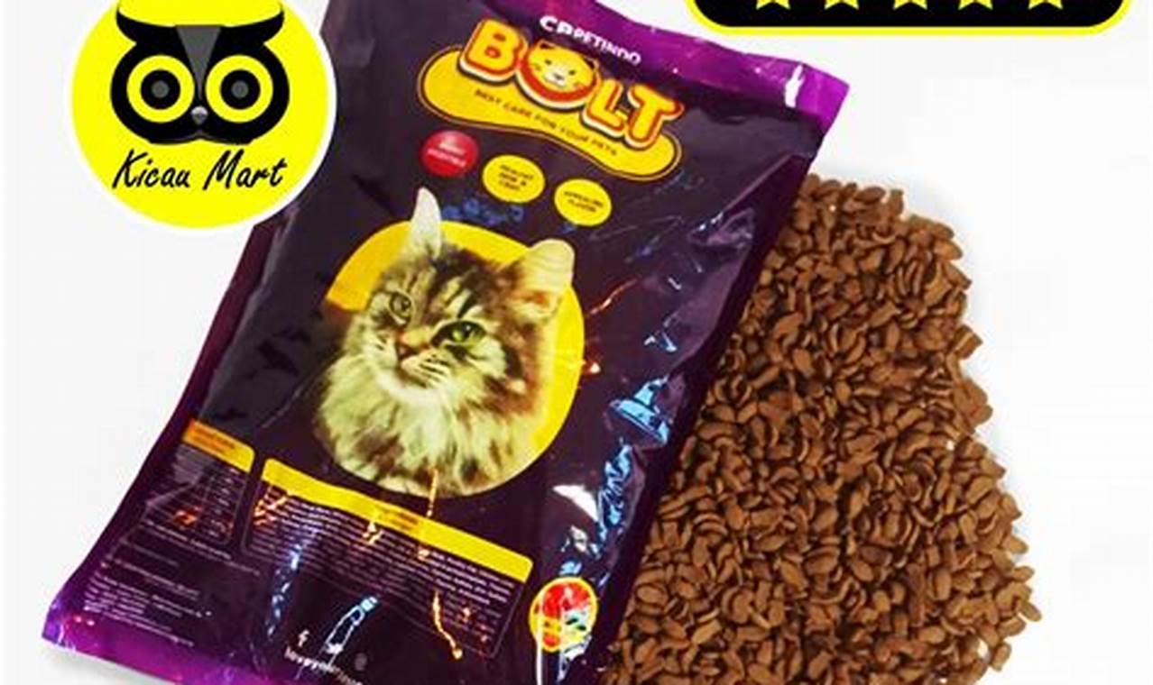 Makanan Kucing Terbaik untuk Sahabat Berbulu Anda: Pakan Kucing Bolt