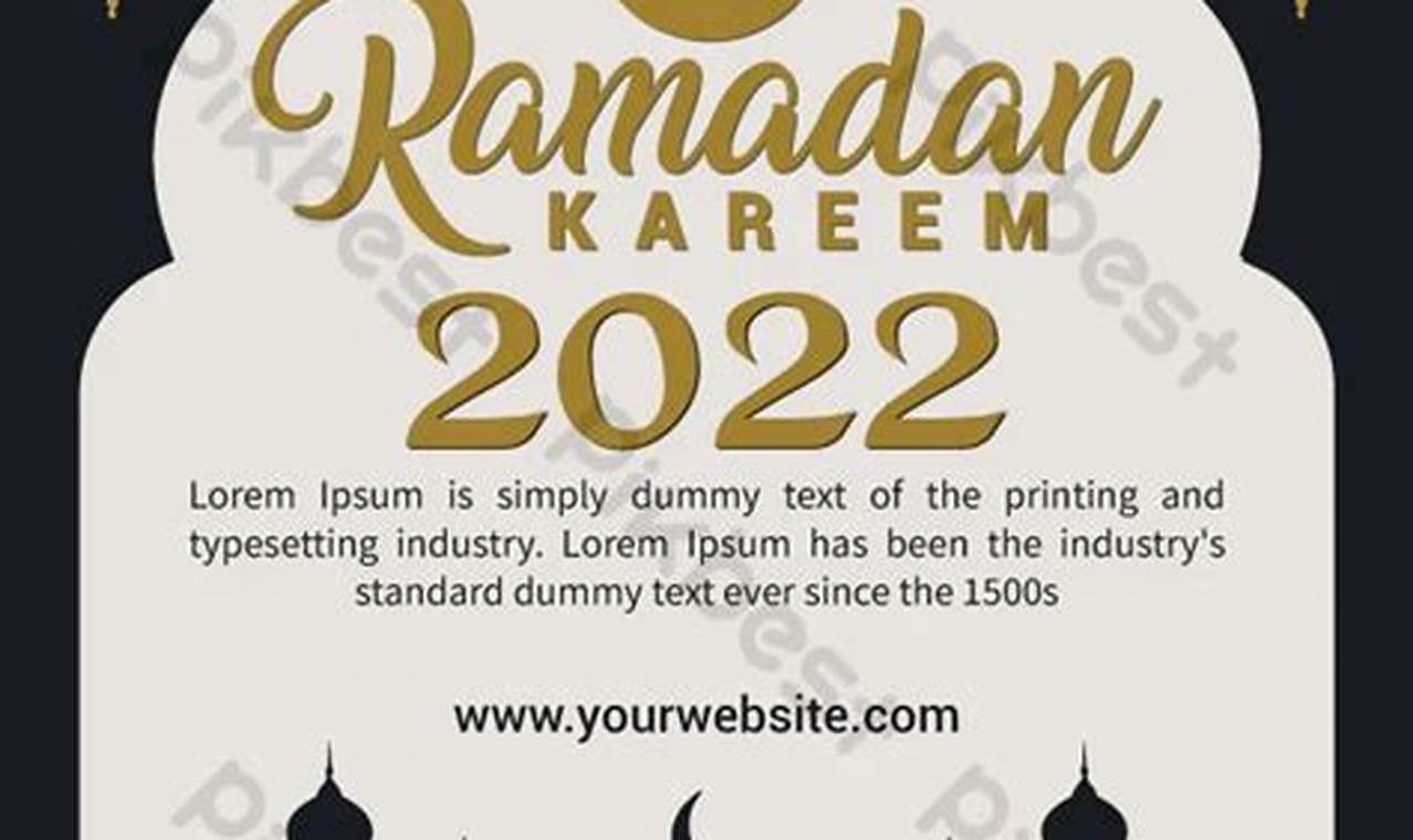 Temukan Rahasia Pamflet Ramadhan 2022 yang Belum Terungkap!