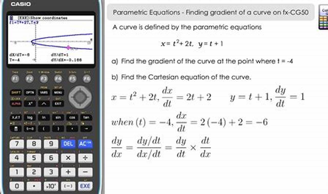 Parametric Equations Calculator: A Handy Tool for Navigating Complex Curves