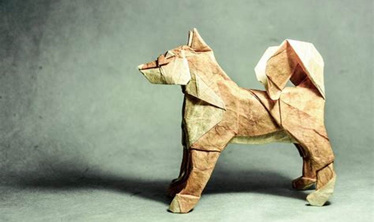 patterns for origami dog