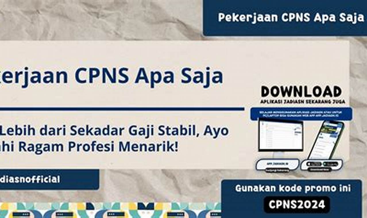 Temukan Berbagai Peluang Karier Menjanjikan Sebagai PNS!