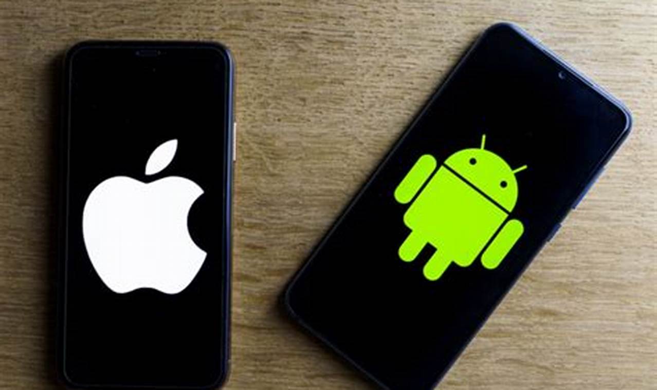 perbedaan android dan iphone