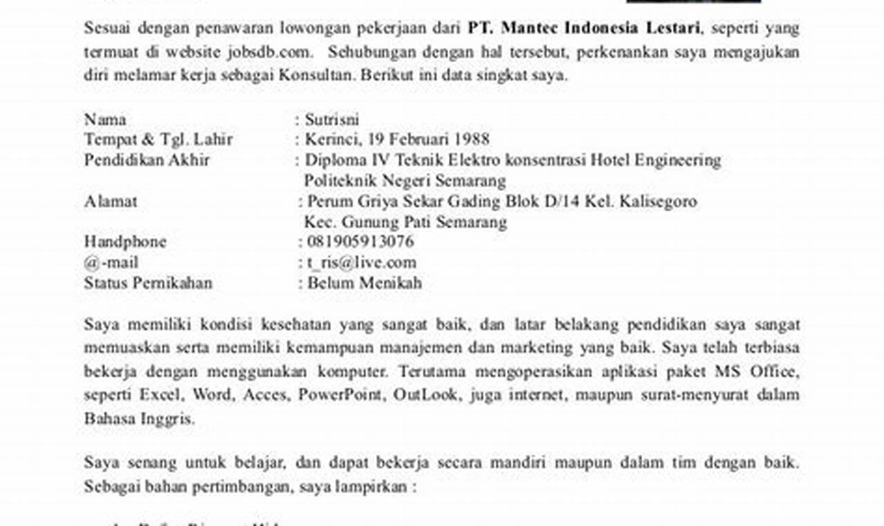 Perbedaan Surat Lamaran dan CV: Panduan Lengkap Mencari Kerja Impian