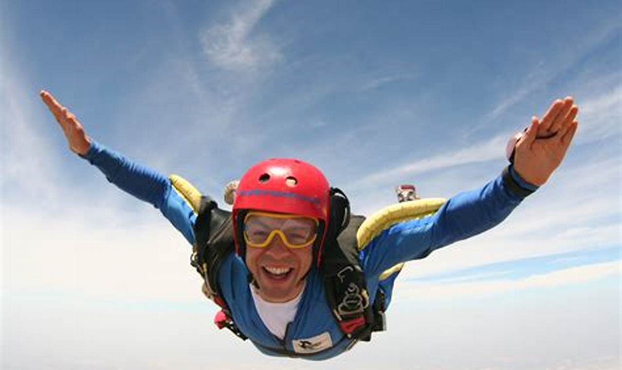 Conquer Your Fears: Person Skydiving for Thrill-Seekers and Adventure Enthusiasts