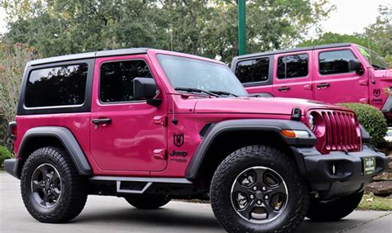 pinky tuscadero jeep for sale