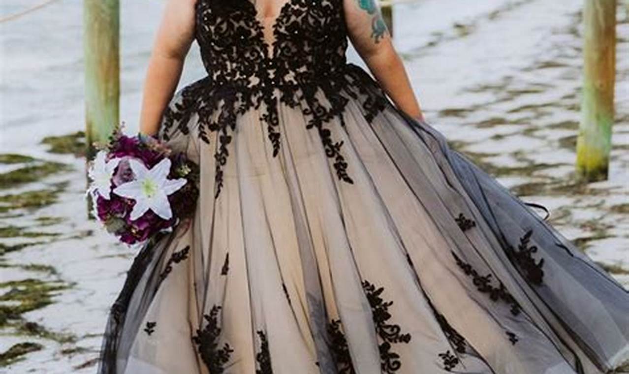 How to Find the Perfect Plus Size Black Wedding Dress