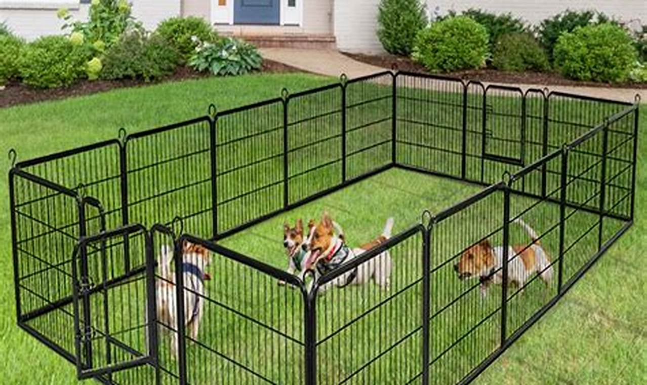 Portable Dog Fence for Camping for Large Dogs: A Guide for Outdoor Adventures