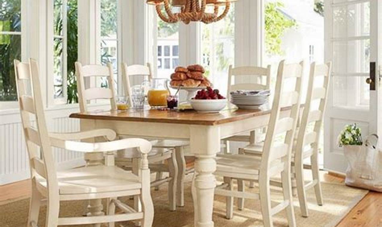 Pottery Barn Kitchen Tables and Chairs: A Style Guide for Every Home