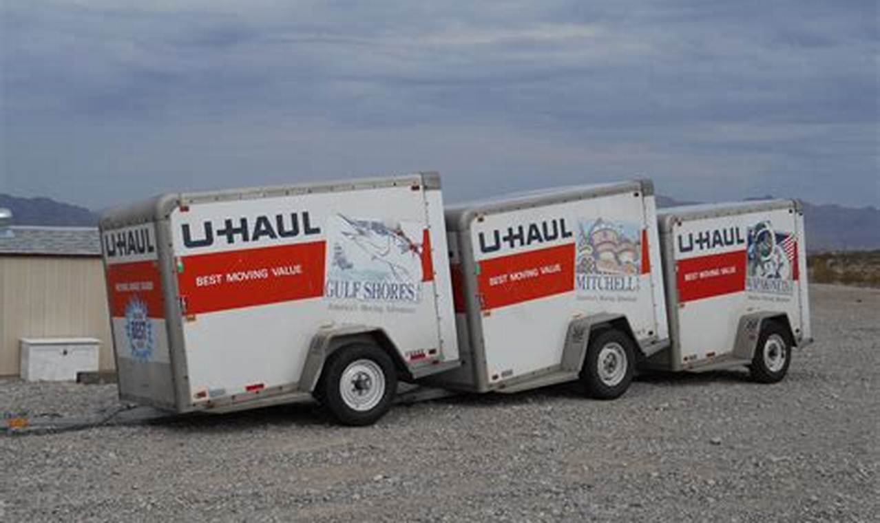 price to rent uhaul trailer