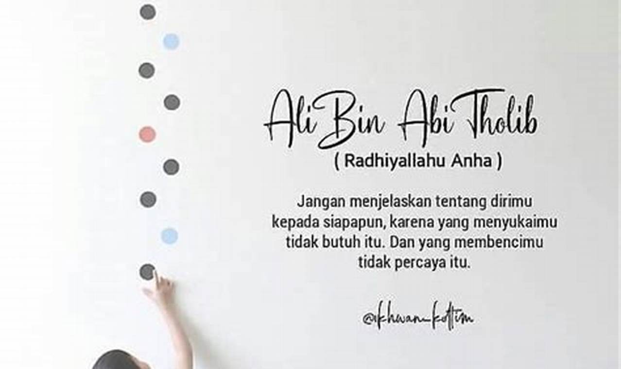 Quote Cinta Ali bin Abi Thalib: Kunci Cinta Sejati dan Bahagia