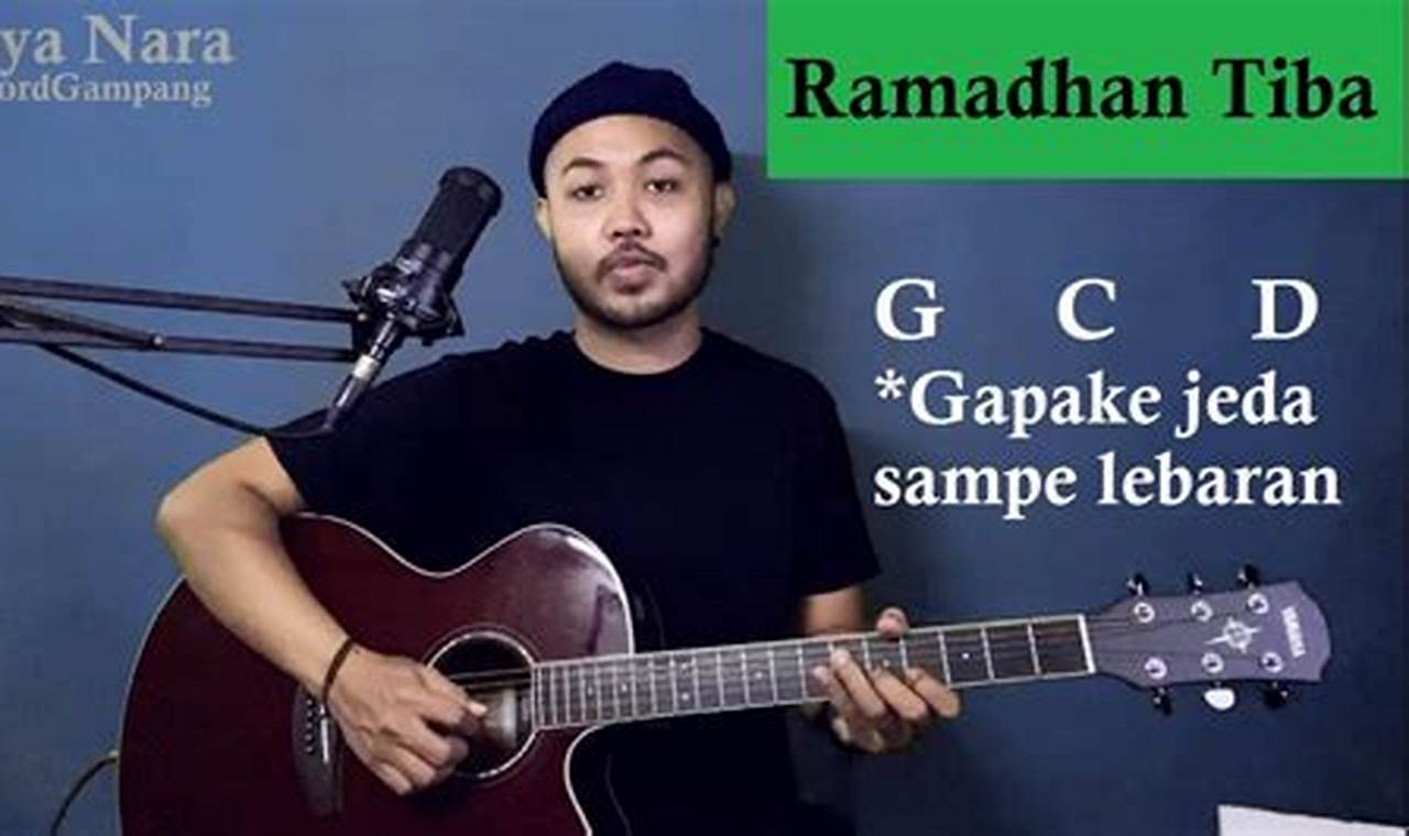 Pelajari Rahasia Kunci Gitar Ramadhan Tiba: Panduan Lengkap untuk Memainkannya!