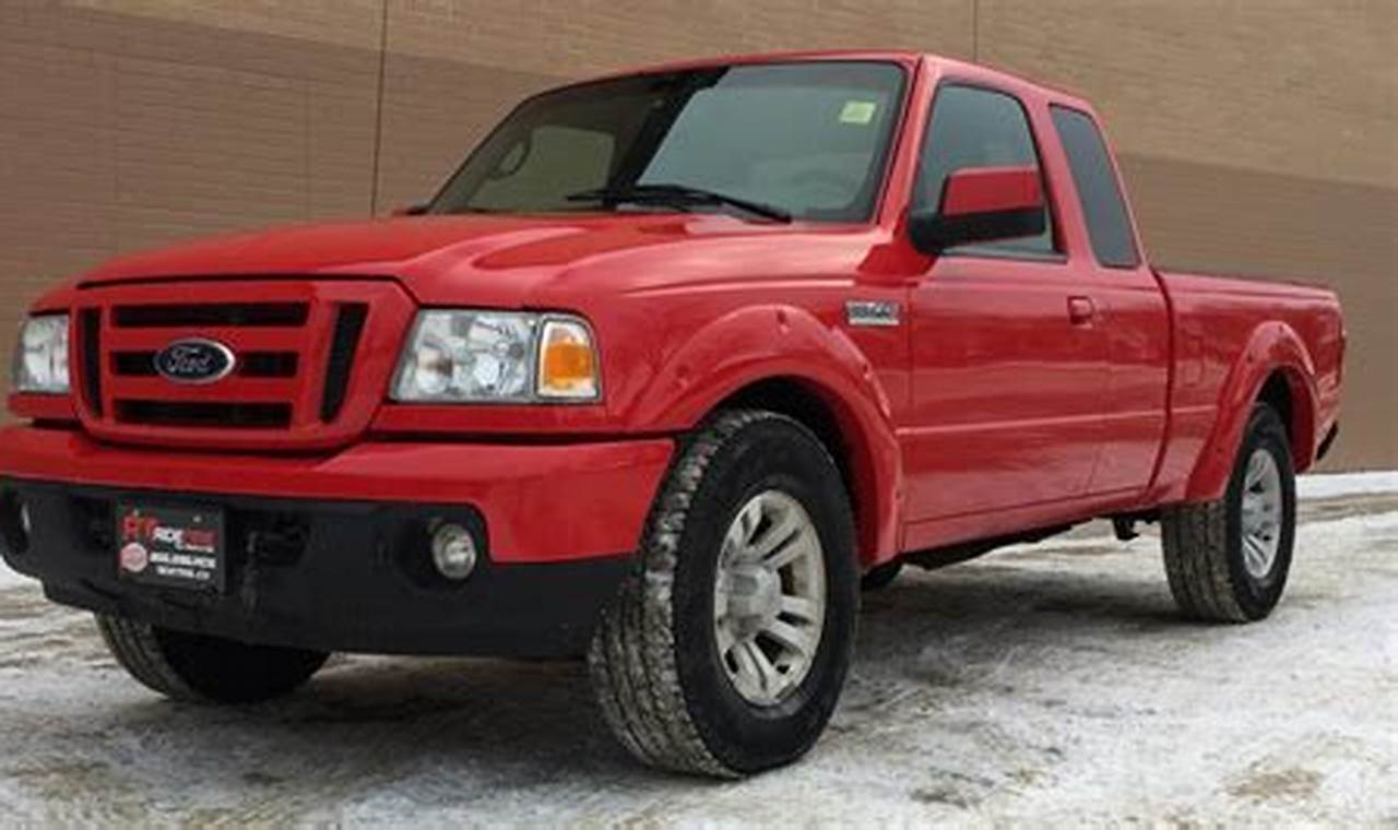 red ford ranger for sale