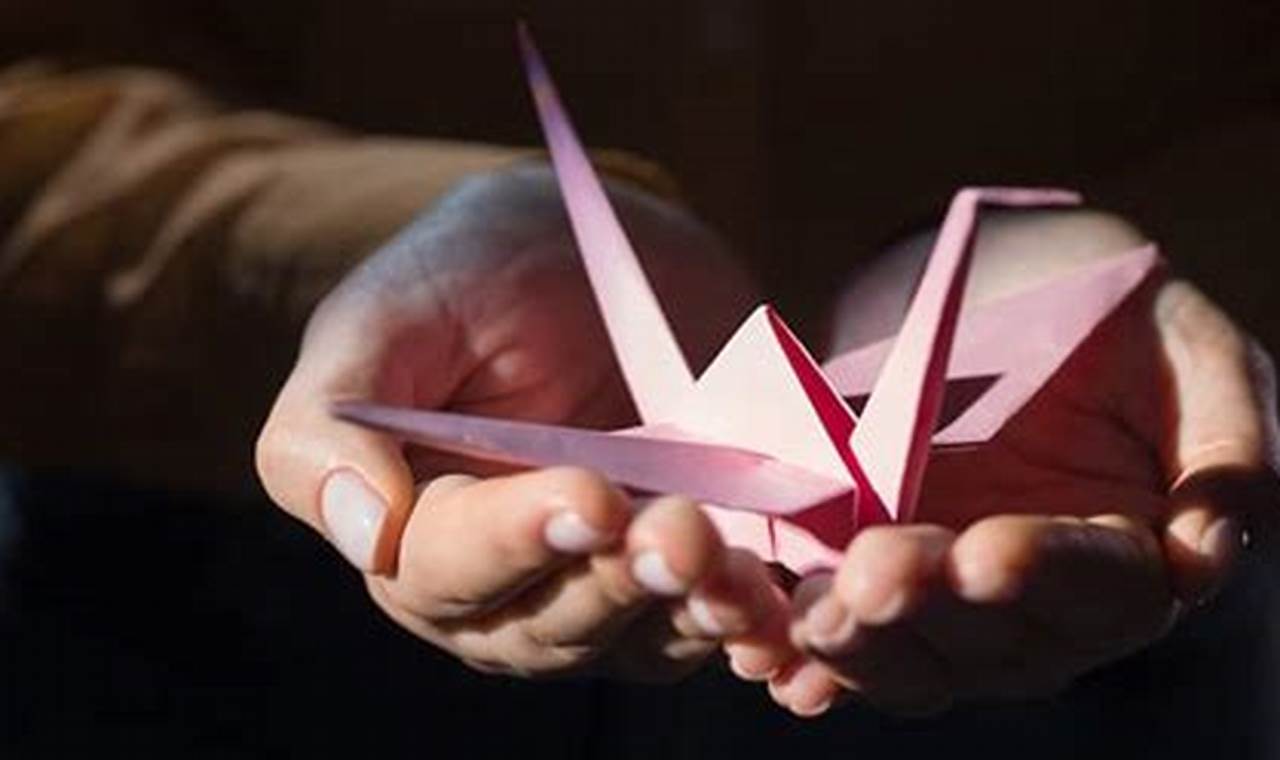 red origami crane meaning