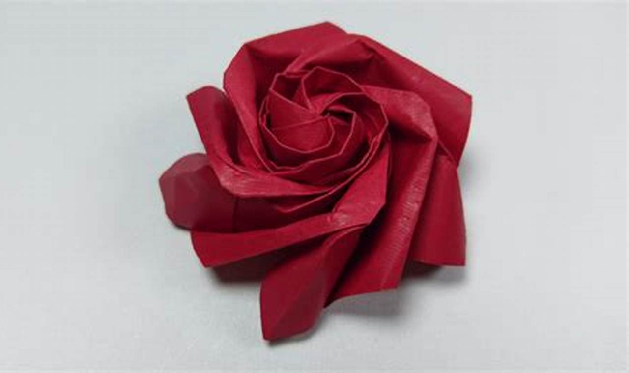 Reddit Origami Rose: A Step-by-Step Guide to Create a Beautiful Flower