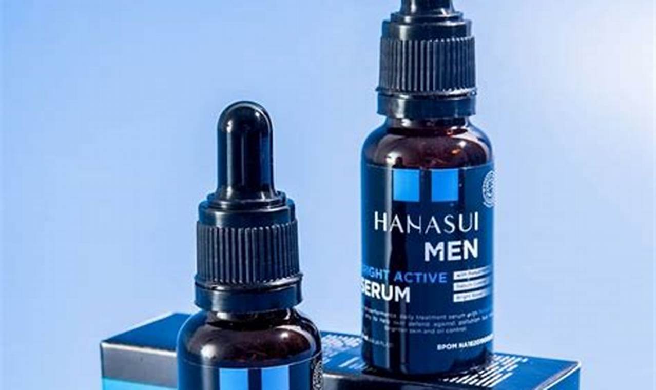 rekomendasi serum pemutih wajah pria