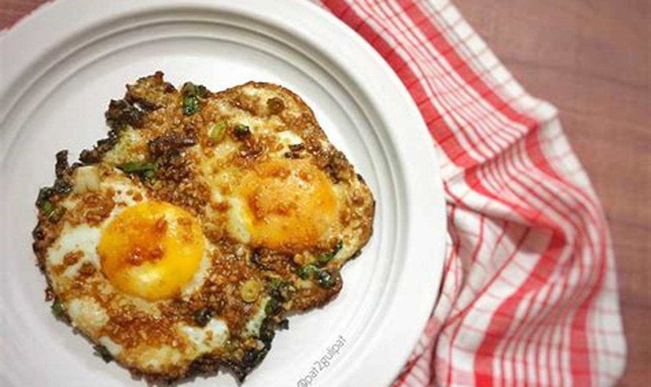 Resep Rahasia Ager Telur Ceplok, Rasanya Bikin Meleleh!