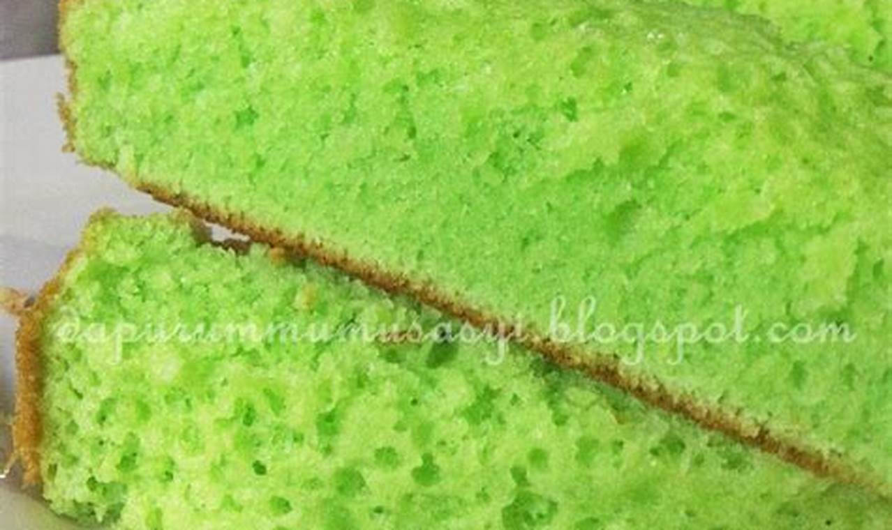 Resep Rahasia Kue Pandan Santan yang Bikin Ketagihan!