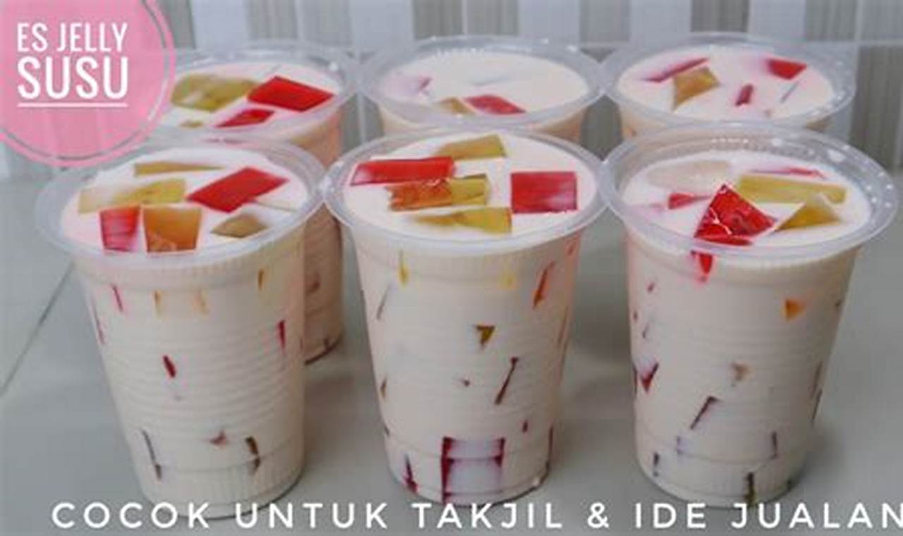 Resep Rahasia Es Jelly Susu Coklat yang Bakal Bikin Lidah Menari-nari!