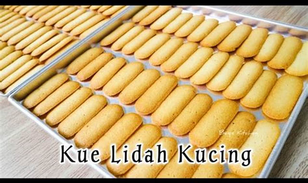 Rahasia Resep Kue Lidah Kucing Super Renyah dan Gurih, Patut Dicoba!