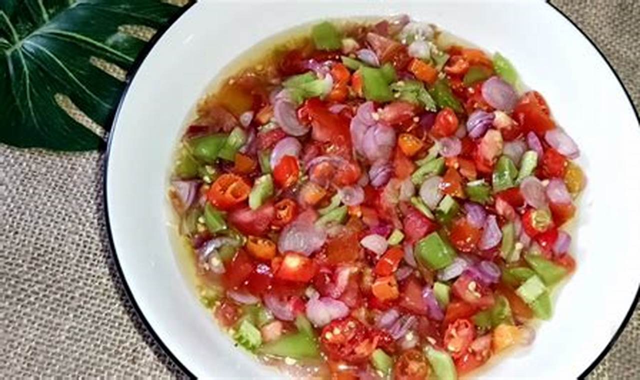 Resep Rahasia Sambal Dabu-Dabu: Ledakan Cita Rasa yang Menggugah Selera