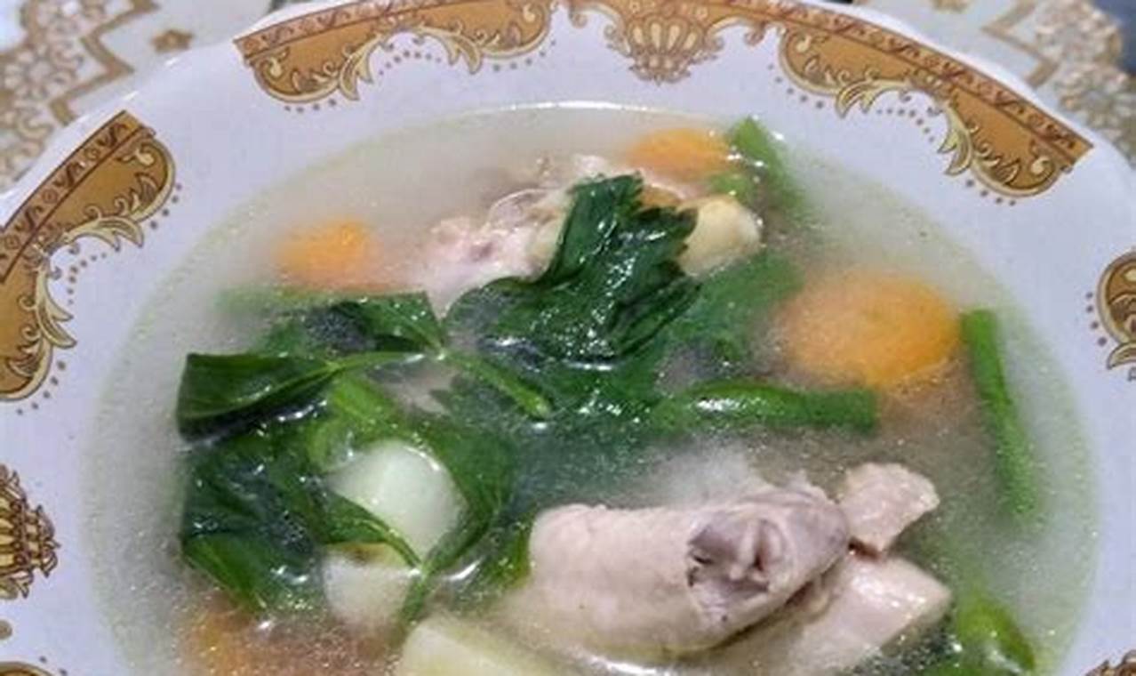 Resep Rahasia Sop Ayam Pak Min Cookpad: Nikmatnya Menggugah Selera