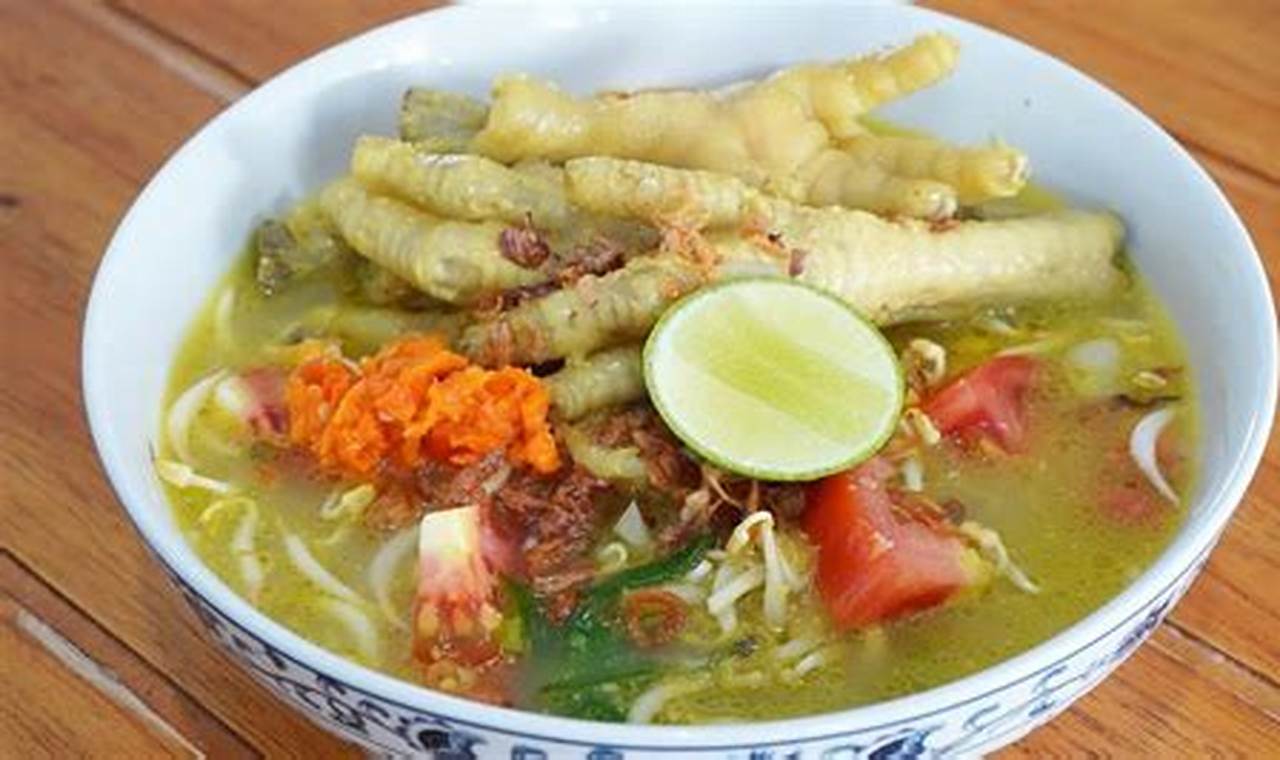 Resep Soto Ceker Surabaya: Nikmati Kuliner Khas yang Kaya Manfaat