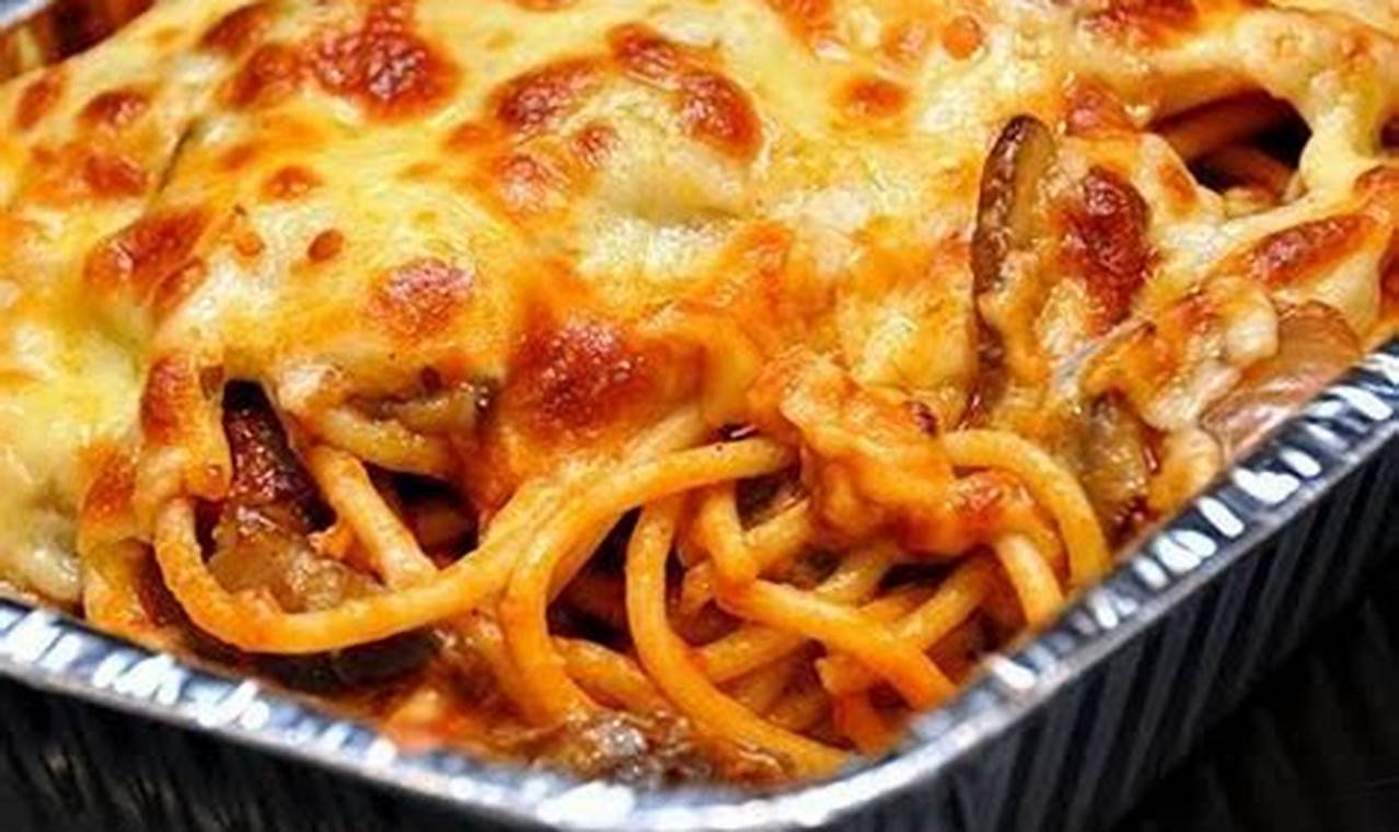 Resep Rahasia Spaghetti Panggang Super Lezat, Dijamin Ketagihan!
