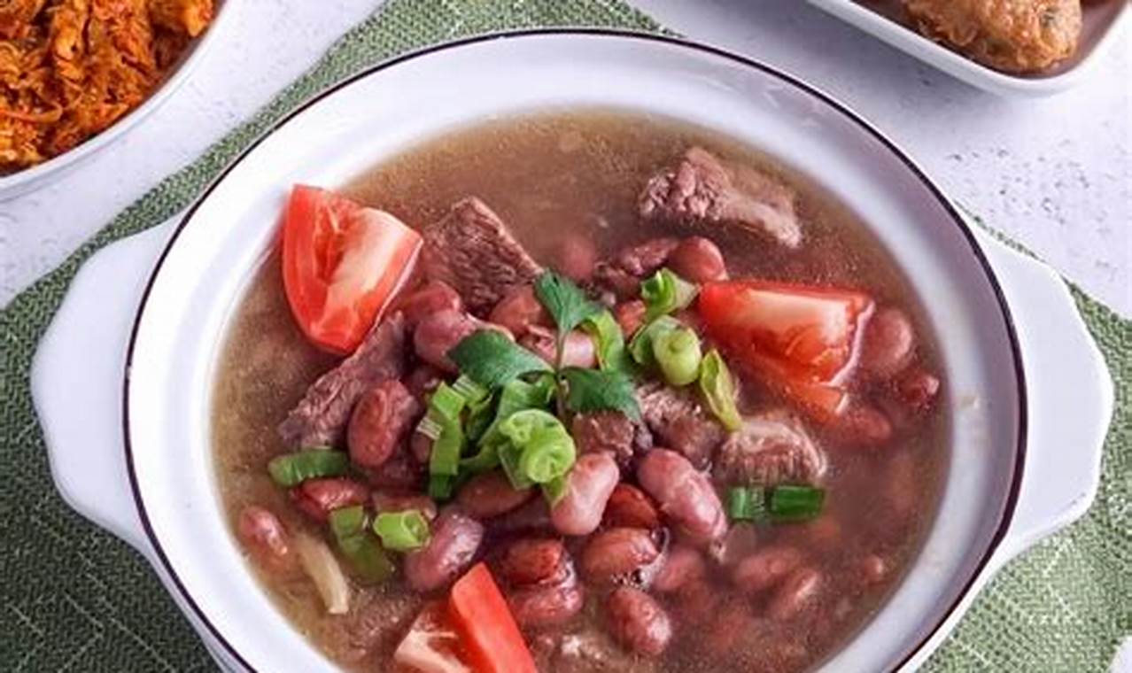 Temukan Rahasia Kuliner: Resep Sup Daging Babi Kacang Merah Khas Nusantara