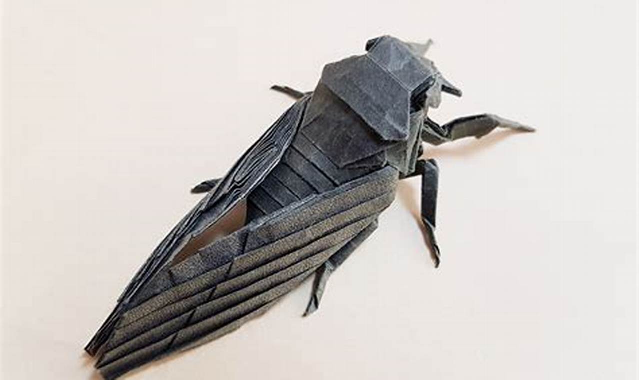 rjl simple cicada origami