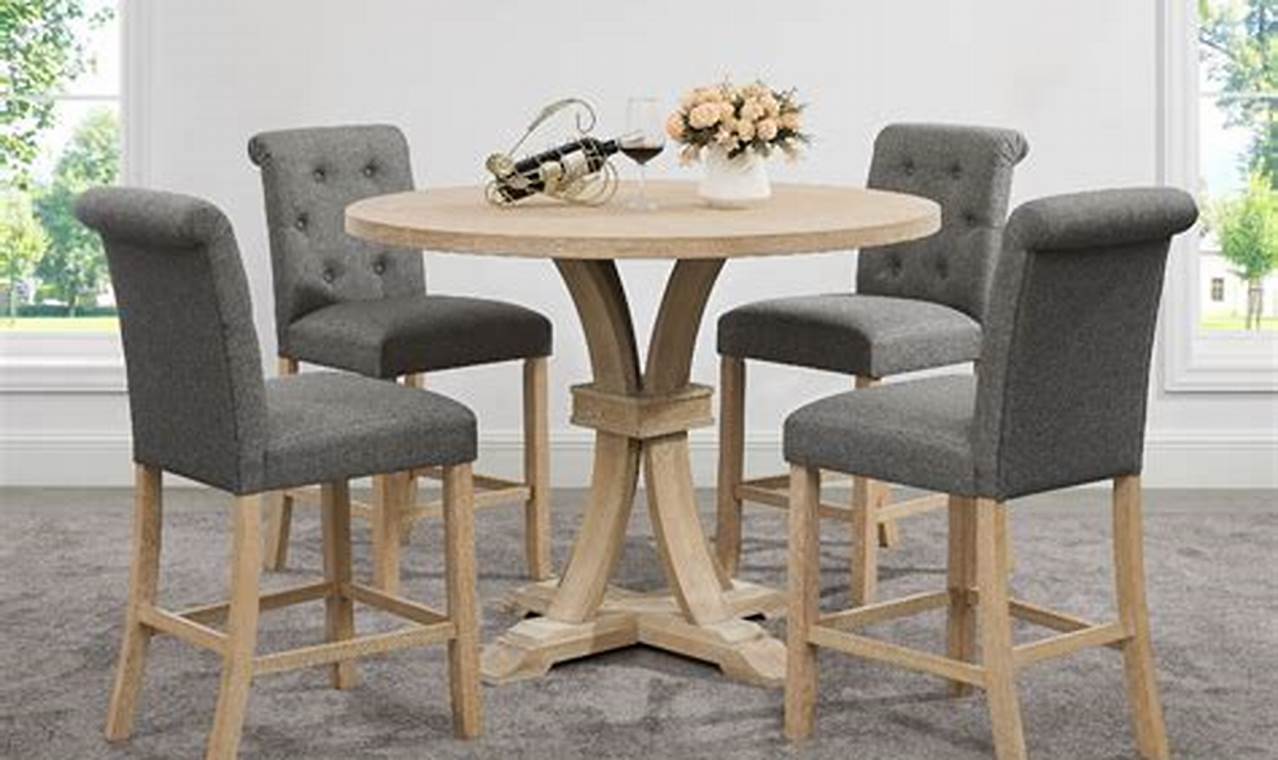 Round Pedestal Kitchen Table and Chairs: The Heart of Your Family Kitchen