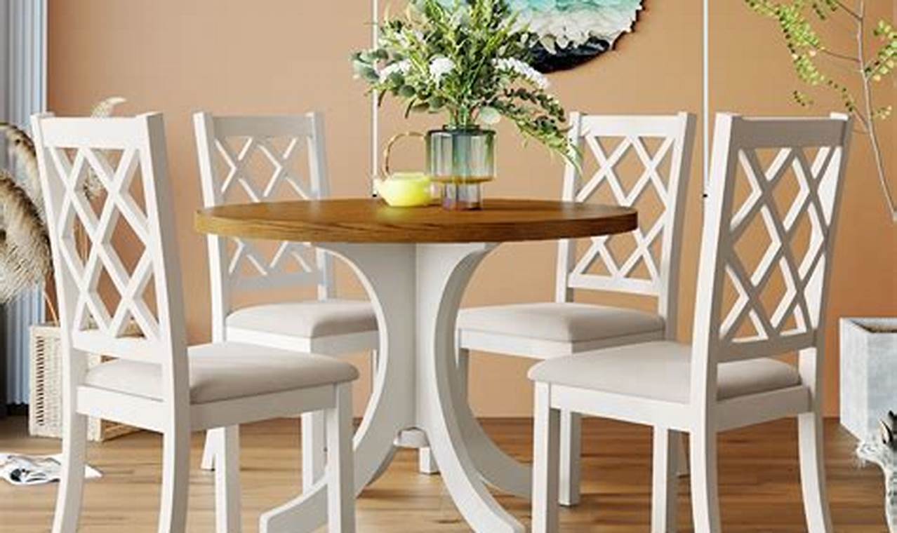 Round Wood Kitchen Table and Chairs: The Heart of the Home