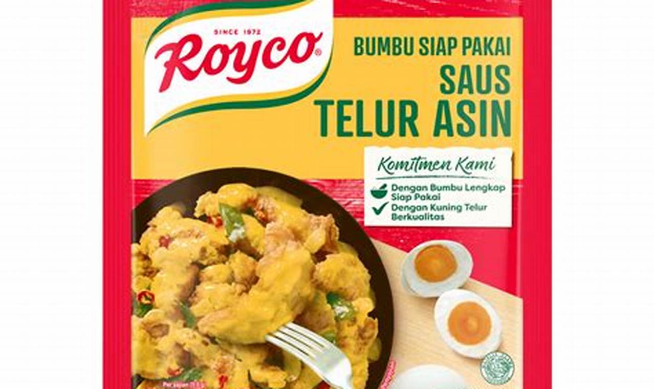 Rahasia Masakan Lezat: Royco Ayam Saus Telur Asin, Dijamin Ketagihan!
