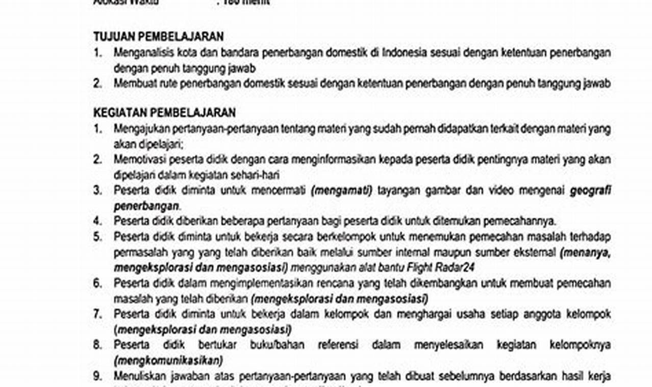 Panduan Lengkap RPP Kurikulum Merdeka Kelas 1 SD