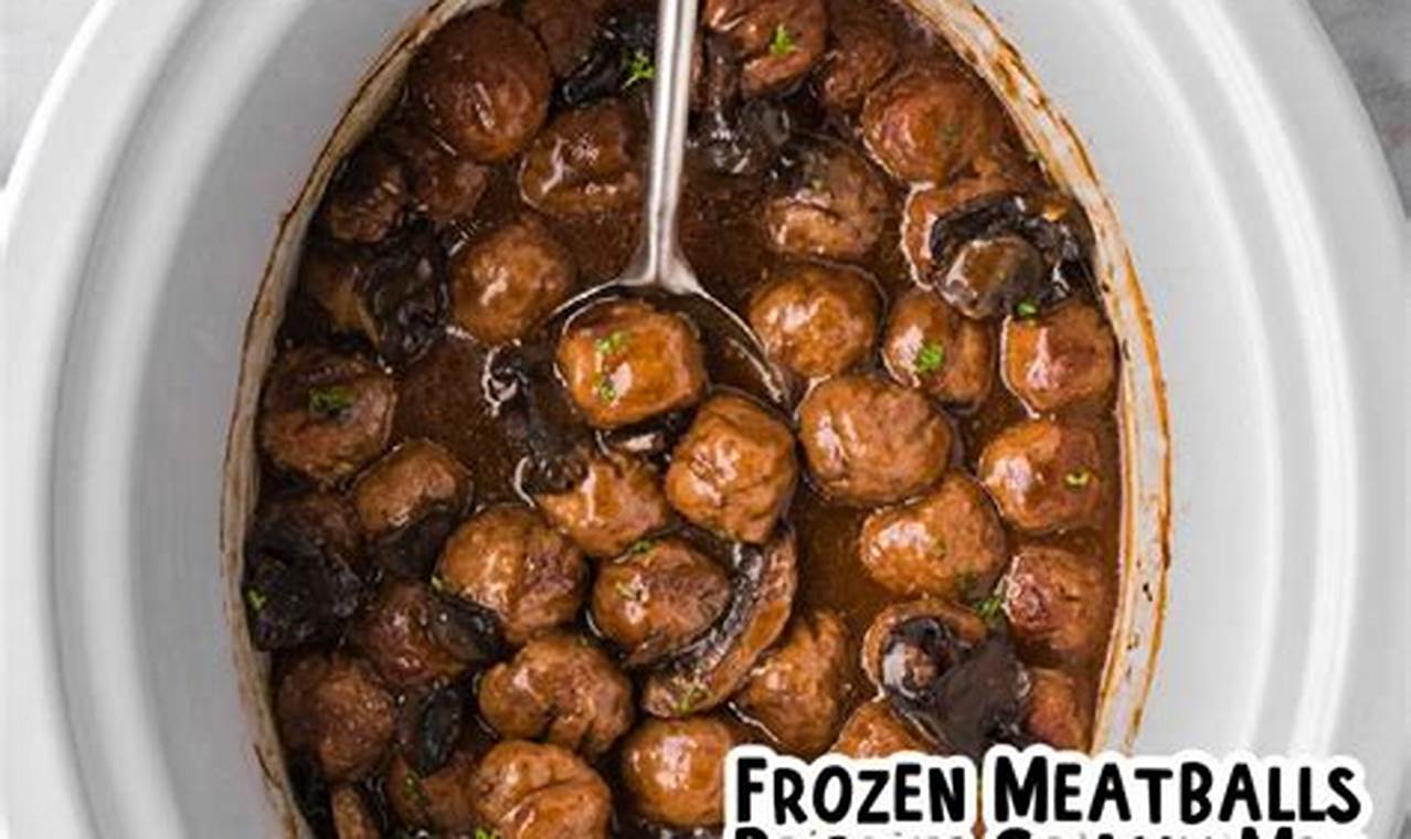 Resep Salisbury Steak Frozen Meatballs Crockpot: Rahasia Kelezatan yang Terungkap!