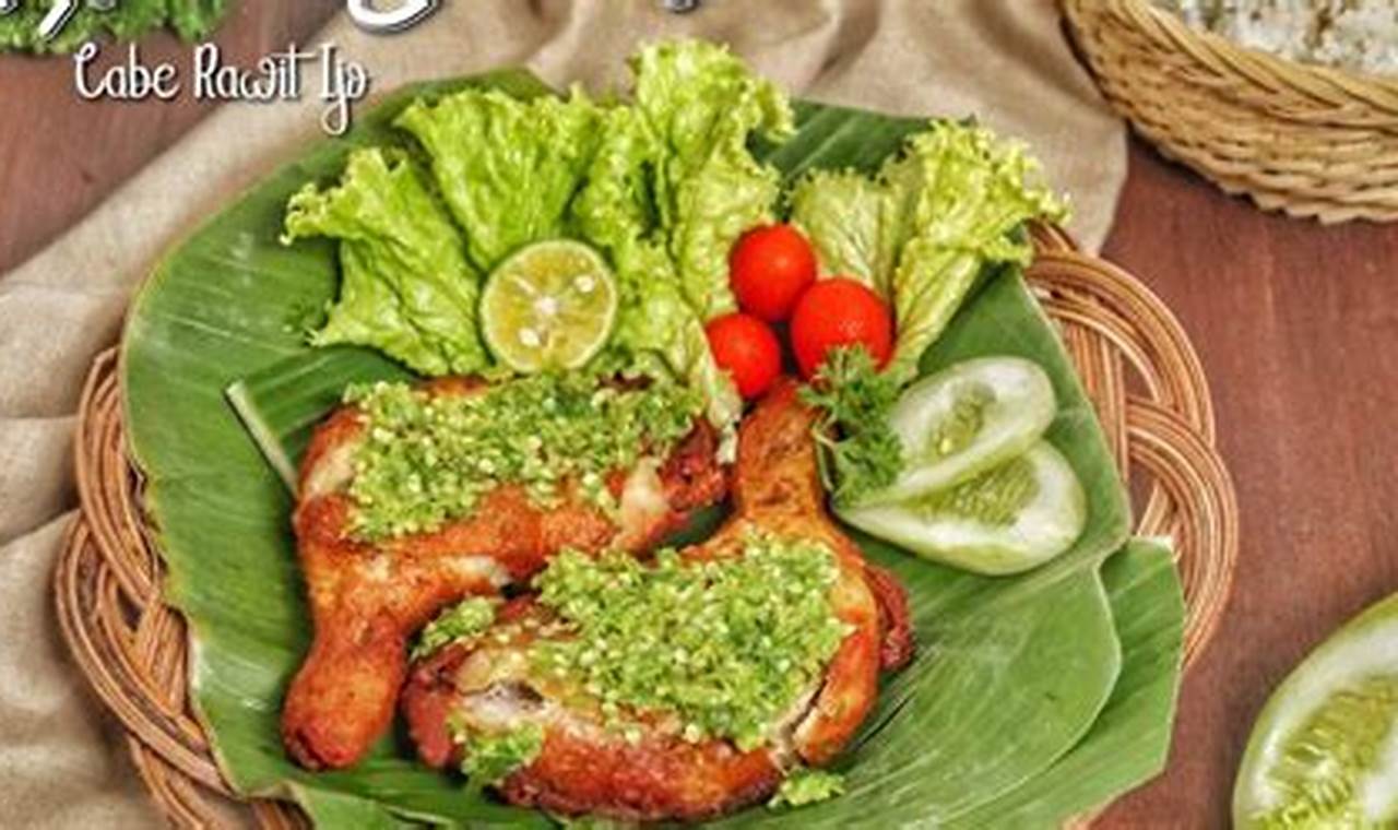 Sensasi Pedas nan Gurih Sambal Ayam Penyet Cabe Rawit untuk Resep Sehari-hari