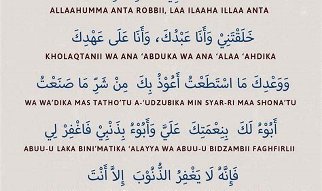 Panduan Lengkap Sayyidul Istighfar: Mohon Ampunan Sempurna