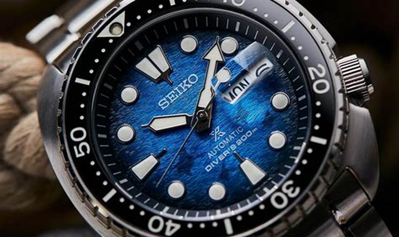 Dive into the Depths: Unveiling the Seiko Save the Ocean Manta Ray