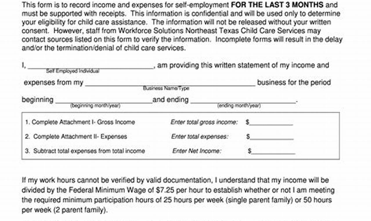 How to Conquer the Self-Employment Verification Form Texas: A Guide for Educators