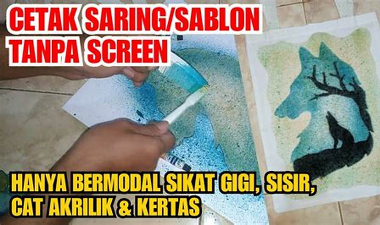 Seni Grafis Cetak Saring: Temukan Rahasia Tersembunyi dan Wawasan Mendetail!