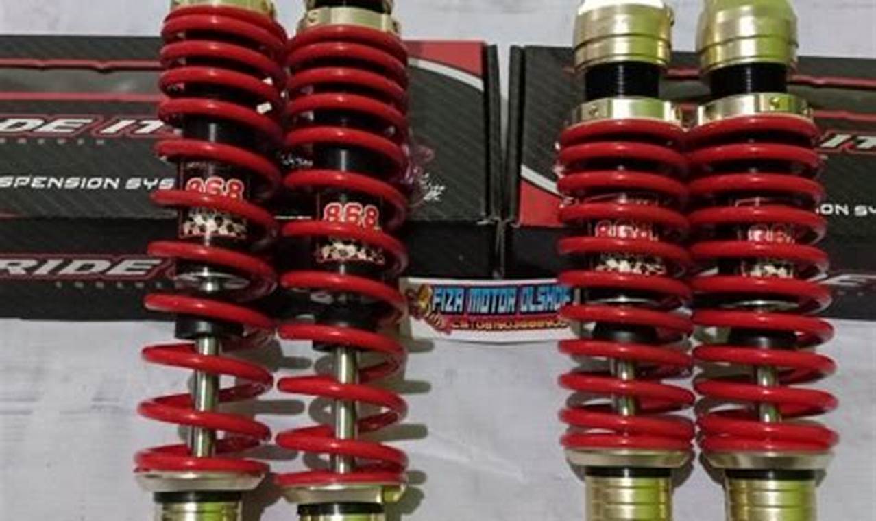 servis shock belakang motor